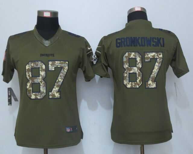 Women Nike Limited New England Patriots #87 Gronkowski Green Green Salute To Service Jersey,We sell and wholesale Women Nike Limited New England Patriots #87 Gronkowski Green Green Salute To Service Jersey on line form chian!